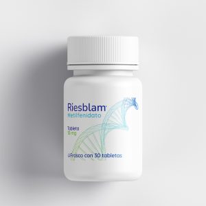 Metilfenidato - Riesblam® - 10mg frasco con 30 tabletas