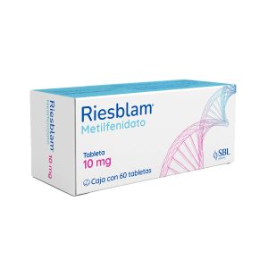 Metilfenidato - Riesblam® - 10mg caja con 60 tabletas