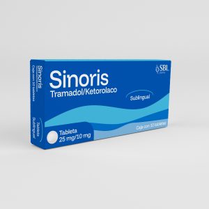 Tramadol / Ketorolaco - Sinoris - 25/10mg con 10 tabletas